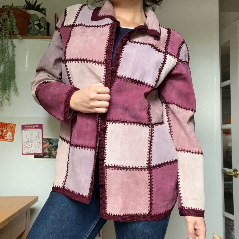 Suede Patchwork Jacket